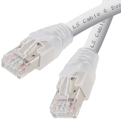 LS전선 CAT.7 S/FTP 랜 케이블 50m, 그레이 LS-PC-SSP7-GY-500