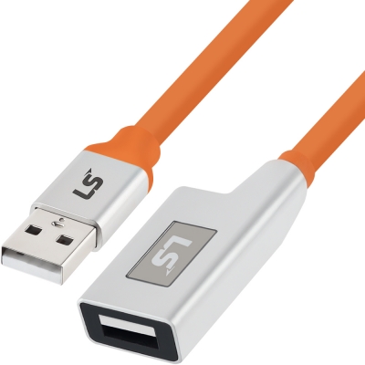 LS전선 USB2.0 슈퍼라이프사이클 High-Flex 연장 리피터 15m LS-UBAF-20AH-150
