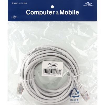 강원전자 넷메이트 CAT.5E FTP 랜 케이블 7m NMC-F507