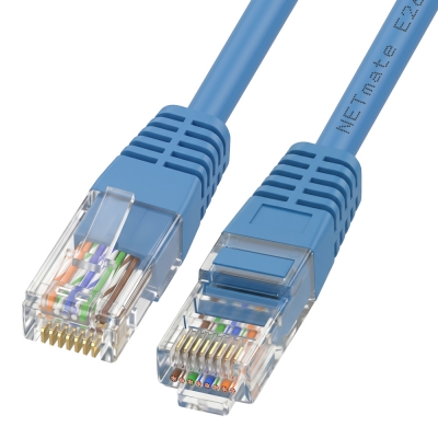 강원전자 넷메이트 CAT.5E UTP 랜 케이블 20m, 블루 NMC-U520BL