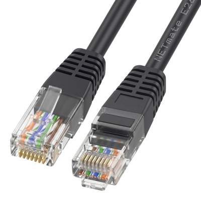 강원전자 넷메이트 CAT.5E UTP 랜 케이블 50m, 블랙 NMC-U550BK