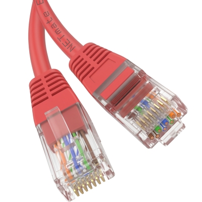 강원전자 넷메이트 CAT.6 UTP 랜 케이블 7m, 레드 NMC-U607R