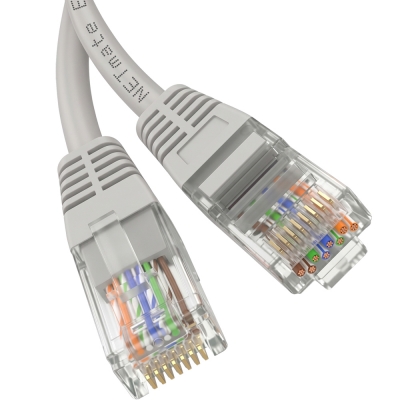 강원전자 넷메이트 CAT.6 UTP 랜 케이블 25m, 그레이 NMC-U6250G