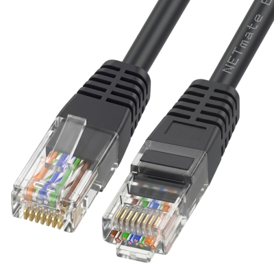 강원전자 넷메이트 CAT.6 UTP 랜 케이블 30m, 블랙 NMC-U630BK