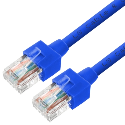 LS전선 CAT.5E UTP 랜 케이블 0.5m (블루) NMX-LS505BL