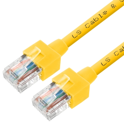 LS전선 CAT.5E UTP 랜 케이블 20m (옐로우) NMX-LS5200Y
